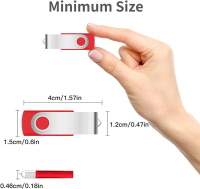 USB Sticks 4GB 10 Stück, AreTop USB 2.0 Speicherstick 4GB USB Sticks 10 Stück High Speed Datenspeicher Memory Sticks (Mehrfarbig)