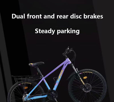 Wmmner Mountainbike 26 Zoll Speed Offroad Herren Rennrad Erwachsene Frauen Jugendliche Mittelschüler Rennrad/C/24-Gang