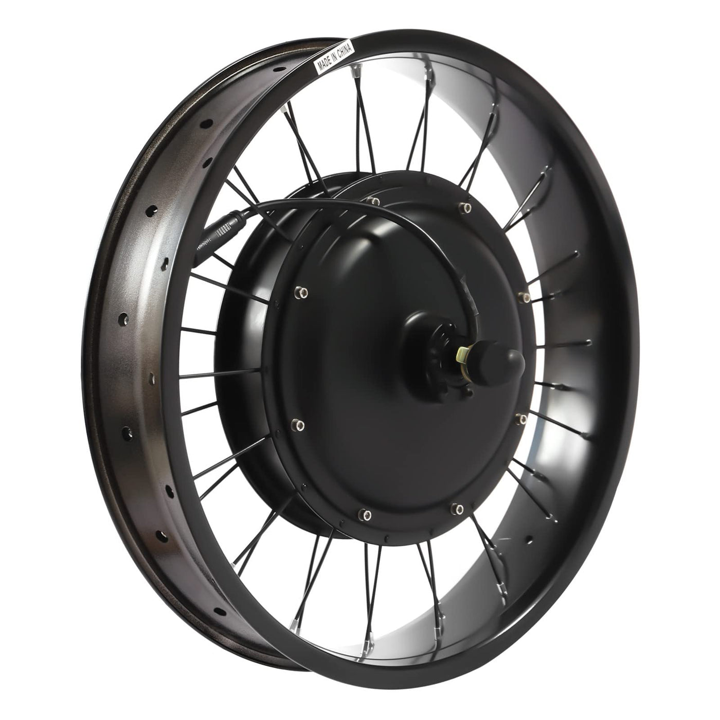 Esyogen Schnee Fahrrad Umbausatz 48V 1500W elektrisches Ebike Umbau Kit 20 Zoll Rad hintere Drehnabenmotor, mit LCD-Anzeige, 5-Gang Schwungrad und Controller Tasche Umbausatz