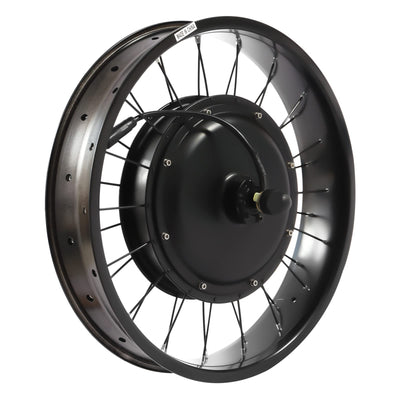 Esyogen Schnee Fahrrad Umbausatz 48V 1500W elektrisches Ebike Umbau Kit 20 Zoll Rad hintere Drehnabenmotor, mit LCD-Anzeige, 5-Gang Schwungrad und Controller Tasche Umbausatz