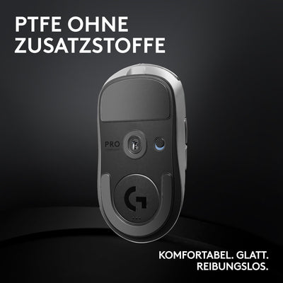 Logitech G PRO X SUPERLIGHT 2 LIGHTSPEED Kabellose Gaming-Maus, Lightweight, 60g, 8K-Abrufrate, LIGHTFORCE Hybrid-Schalter, HERO 2 Sensor, 44K DPI, 5 programmierbare Tasten, USB-C, PC/Mac - Weiß
