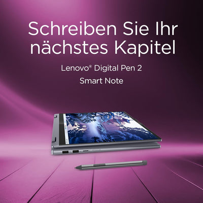 Lenovo IdeaPad 5 2-in-1 Laptop | 16" WUXGA Display | Intel Core Ultra 5 | 16GB RAM | 512GB SSD | Intel Grafik | Windows 11 Home | QWERTZ | Luna Grey | 3 Monate Premium Care