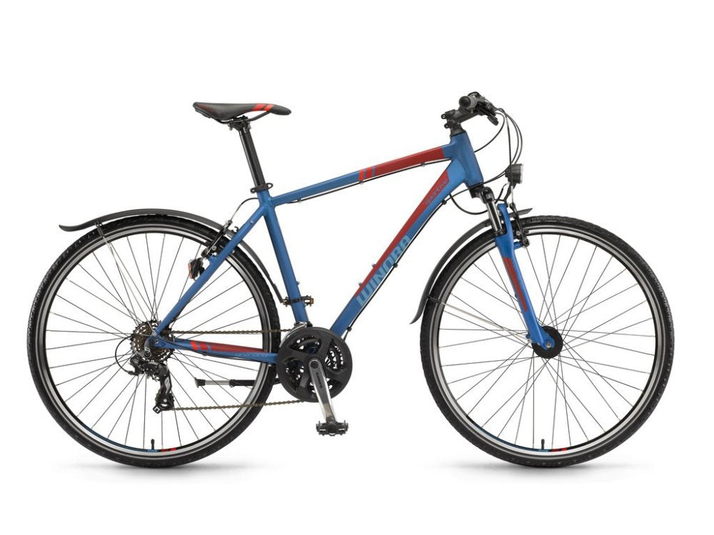 Winora Grenada 28 Zoll Trekkingrad Blau/Rot Matt (2016), 46