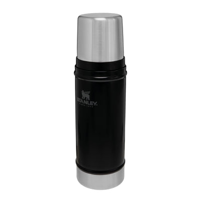 Stanley Classic Legendary Thermosflasche 473 ml - Thermos Hält 15 Stunden Heiß oder Kalt - Edelstahl Thermoskanne - BPA-Frei - Spülmaschinenfest - Matte Black