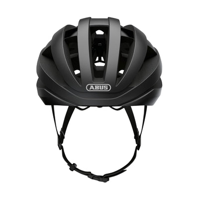ABUS Rennradhelm Viantor - Sportlicher Fahrradhelm für Einsteiger - für Damen und Herren - Schwarz Matt, Größe S