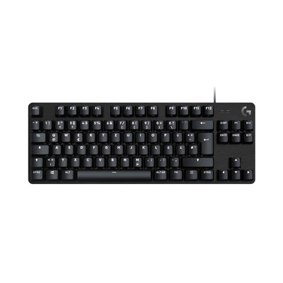 Logitech G413 TKL SE Mechanische Gaming-Tastatur - Mit Hintergrundbeleuchtung und taktilen mechanischen Schaltern, Anti-Ghosting, Kompatibel mit Windows, macOS, Deutsches QWERTZ-Layout - Schwarz