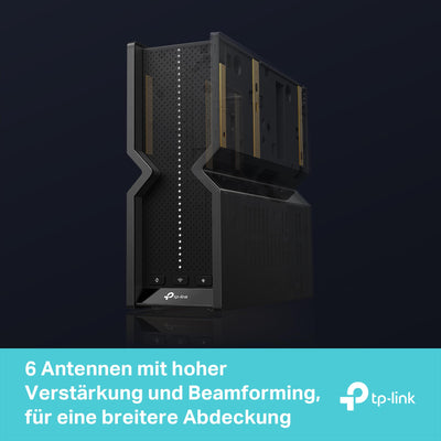 TP-Link Tri-Band BE9300 WiFi 7 Router Archer BE550 | 6-Stream 9,2 Gbps | 𝟐,𝟓𝐆-𝐏𝐨𝐫𝐭𝐬 | USB 3.0 | 6 intelligente interne Antennen | VPN-Clients und -Server | HomeShield