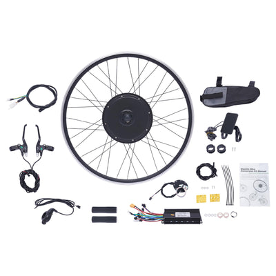 48V 1000W E-Bike Umbausatz Kit 28"/29"/700C Vorderrad Elektrisches Fahrrad-Umrüstsatz mit Display und PAS
