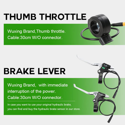 YOSE POWER E-Bike Conversion Kit Frontwheel 36V250W 26" Zoll Elektrofahrräder Vorderrad Umbausatz mit Frontmotor Schwarz für Pedelec