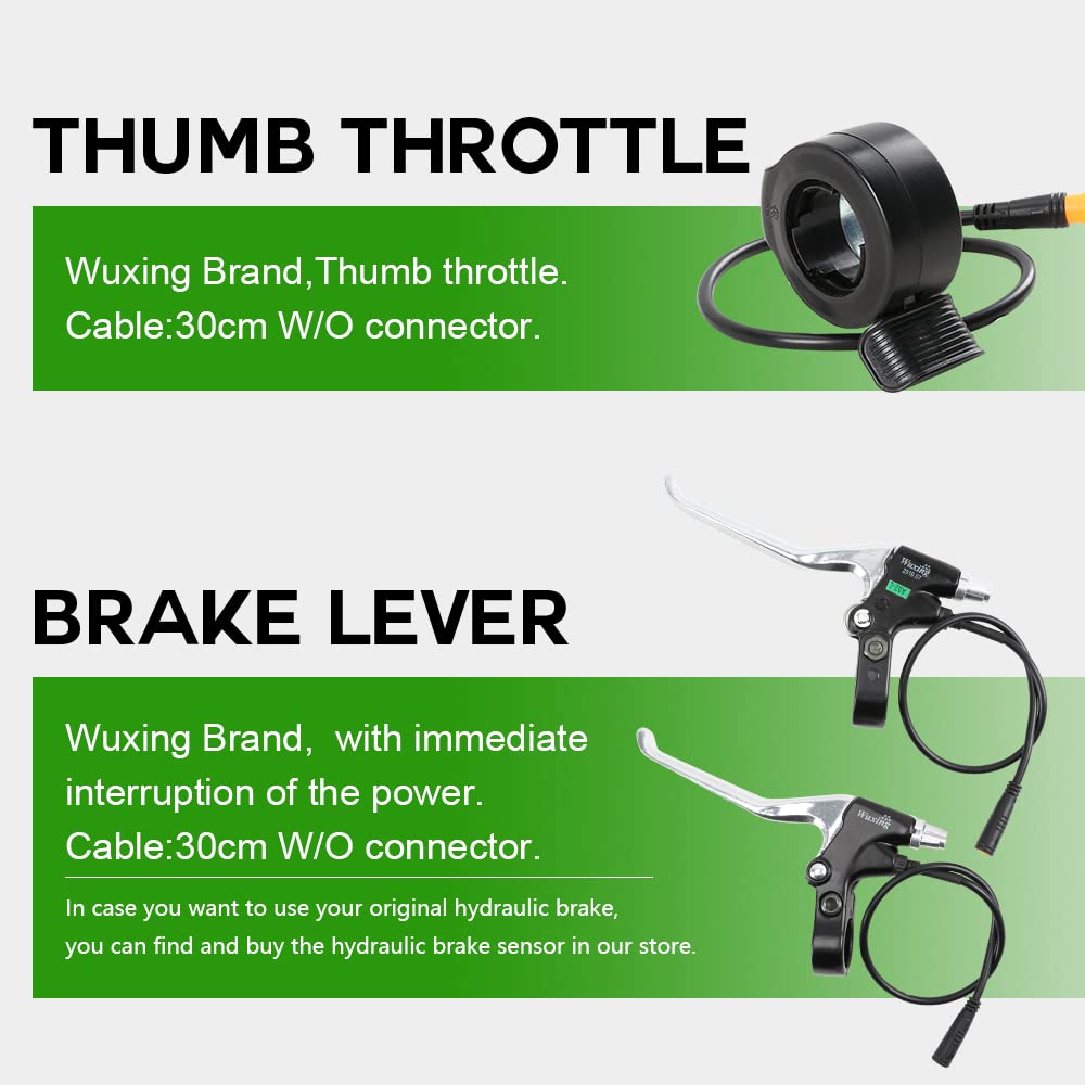 YOSE POWER Ebike Umbausatz 36V250W 28" Heckmoter Elektrofahrrad Conversion Kit für Schraubritzel Freewheel mit Integrierte Controller 36V13Ah Batterie