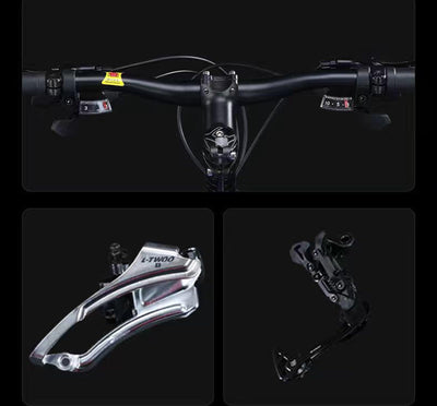 Wmmner Mountainbike 26 Zoll Speed Offroad Herren Rennrad Erwachsene Frauen Jugendliche Mittelschüler Rennrad/C/24-Gang