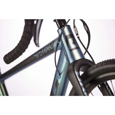 Airtracks 28 Zoll Herren Gravel Bike STERRATO 5.0 Fahrrad mit 2 x 9 Gang Shimano SORA RD-R3000-18 Gang- UD Carbon Gabel - UD Carbon Gabel - 55cm (Körpergröße 175-188cm)