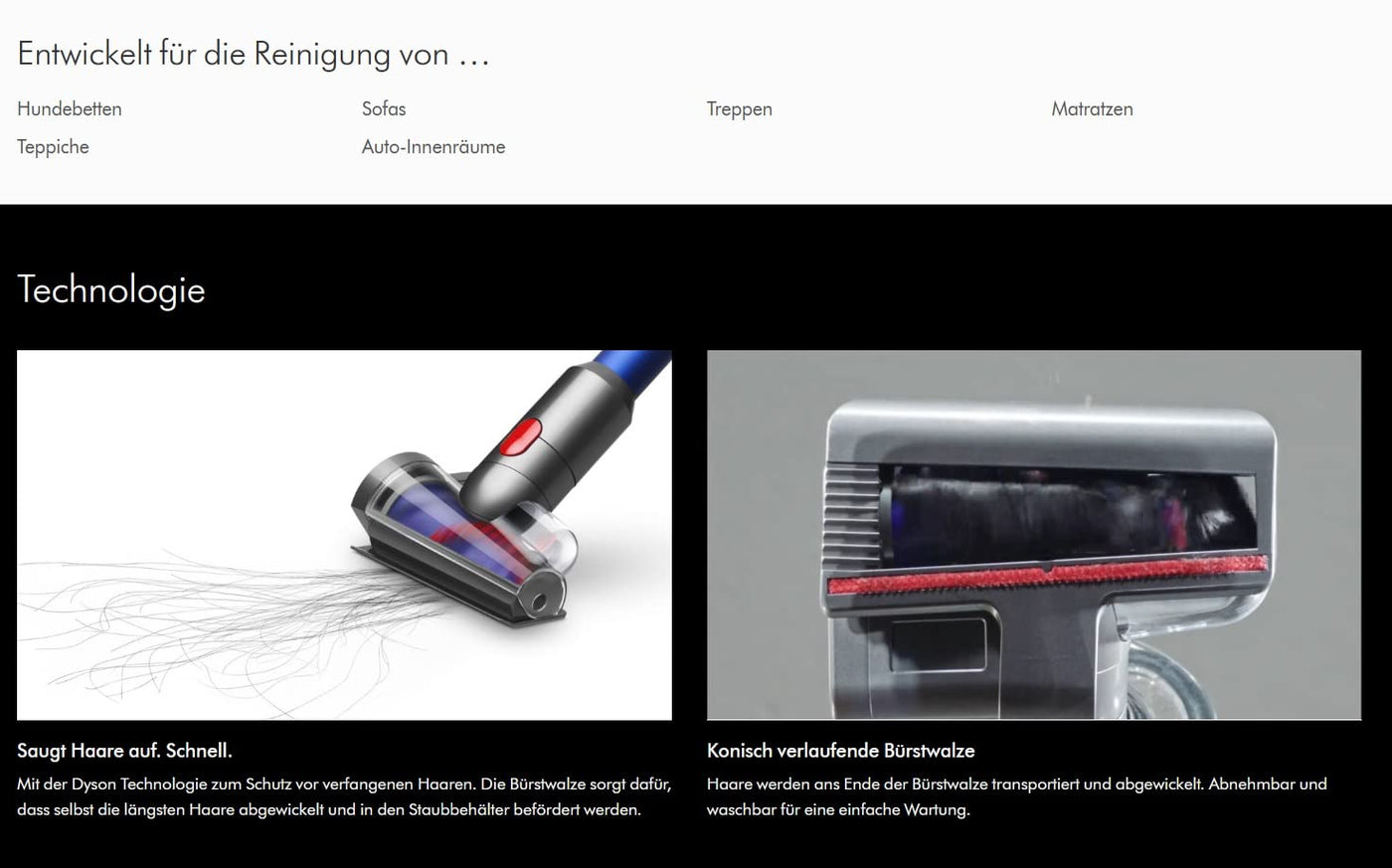 Dyson Haardüse Aufsatz Staubsauger, Kunststoff (Gehäuse)