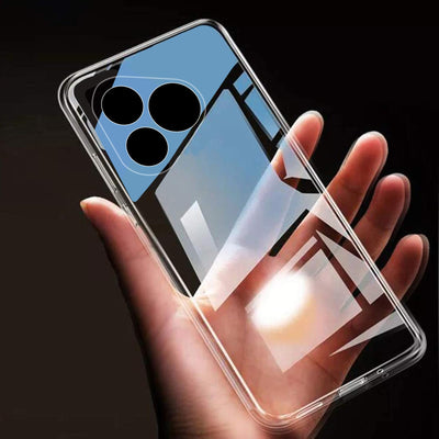 MEMELOKA Hülle für Ulefone Note 19 mit 2 Stück Schutzfolie(Gehärtetes Glas), Ultradünne Transparente Anti-Vergilbung Weiche TPU Schutzhülle[Anti-Kratzer][Anti-Fingerabdruck]