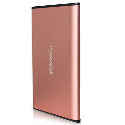 Maxone Externe Festplatte 500GB Tragbare festplatten 2,5 Zoll USB 3.0 Backups HDD Tragbare für TV,PC,Mac,MacBook, Chromebook, Wii u, Laptop,Desktop,Windows (500GB, Pink)