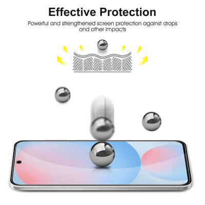 SPARIN für Samsung Galaxy S24 FE Panzer Schutz Glas, mit Positionierhilfe, HD-klar Schutzglas und Kameraschutz für Samsung S24 FE, 6,7 Zoll, Anti-Kratz & Blasen