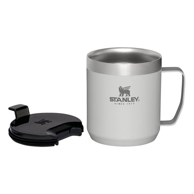 Stanley Classic Legendary Camp Mug Thermobecher 354 ml - Hält 1.5 Stunden Heiß - 3 Stunden Kalt - BPA-Frei - Spülmaschinenfest - Edelstahl Kaffeebecher To Go - Ash