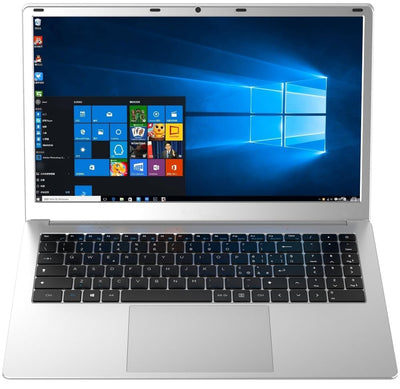 shinobee difinity Celeron Quad Core SSD (15,6 Zoll Full-HD) lautloses Notebook (Celeron N3450 4x2.20 GHz, 8GB DDR4, 500 GB SSHD, USB 3.0, HD Graphics 500, LAN, m-HDMI, Windows 11, MS Office) - 7740