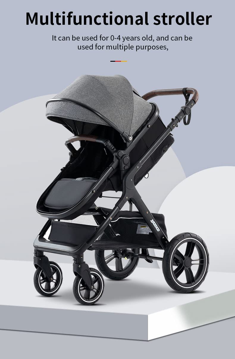 YAZOCO kinderwagen 3 in 1 Buggy Babybett Komplett Set Einem Klick Zusa –  Testberichte aus Berlin