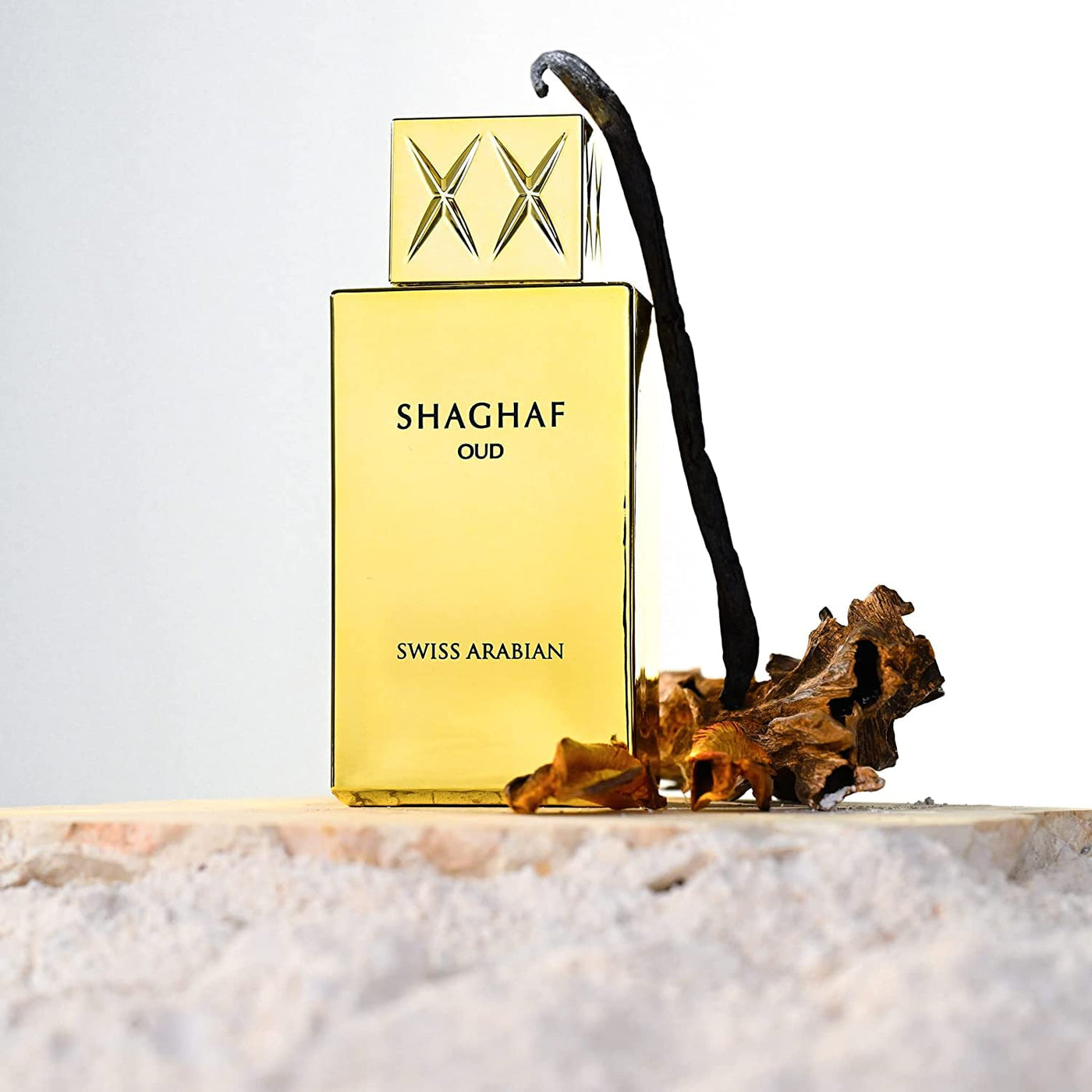 Swiss Arabian Shaghaf Oud Eau de Parfum Unisex 75ML - Eine luxuriöse Duftkomposition aus Safran, Oud, Rose, Praline & Vanille - Kühnes & zeitloses orientalisches Aroma