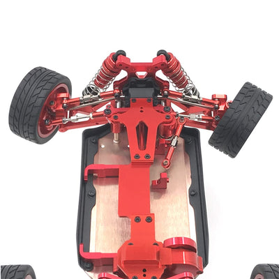 Iegefirm Für 144001 144002 144010 1/14 RC Auto Metall-Upgrade-Teile-Kit Antriebswellen-Schwingarm-ModifikationszubehöR,2