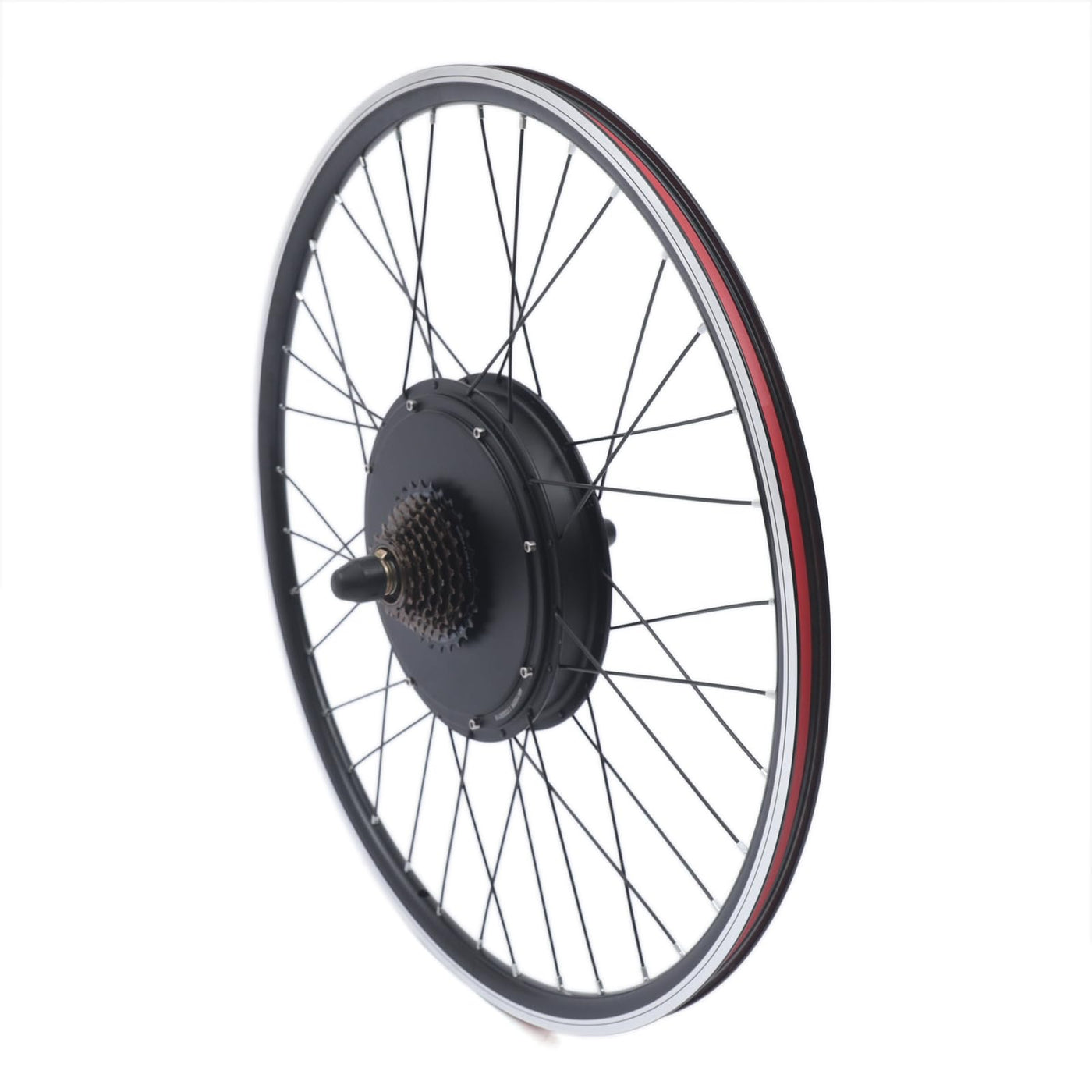 Queeucaer 28 Zoll 48V 1500W E-Bike Hinterrad Umbausatz LCD Motor Conversion Kit(außer Batterie)