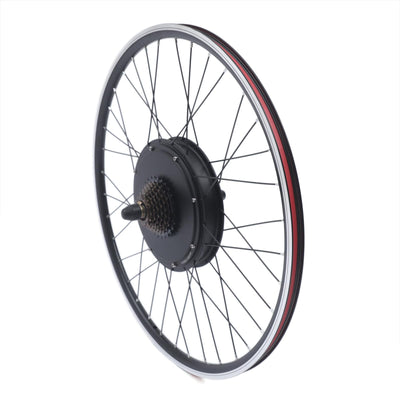 Queeucaer 28 Zoll 48V 1500W E-Bike Hinterrad Umbausatz LCD Motor Conversion Kit(außer Batterie)