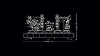 LEGO Icons Springbrunnengarten - Miniatur Bauset für Erwachsene mit Laubengängen, Zypressen, Bäumen, Weinreben, Blumen - Kreative Geschenkidee zum Geburtstag, Einweihung für Frauen, Männer - 10359