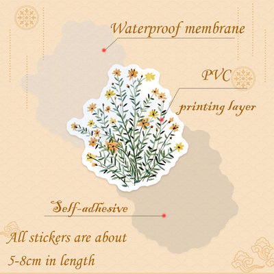 100 PCS Boho Sticker für Laptop, Telefon, Wasserflasche, Skateboard, Koffer, Gitarre, Pad - Niedliche, Ästhetische Vinyl Aufkleber, Wasserdicht, Scrapbook Aufkleber