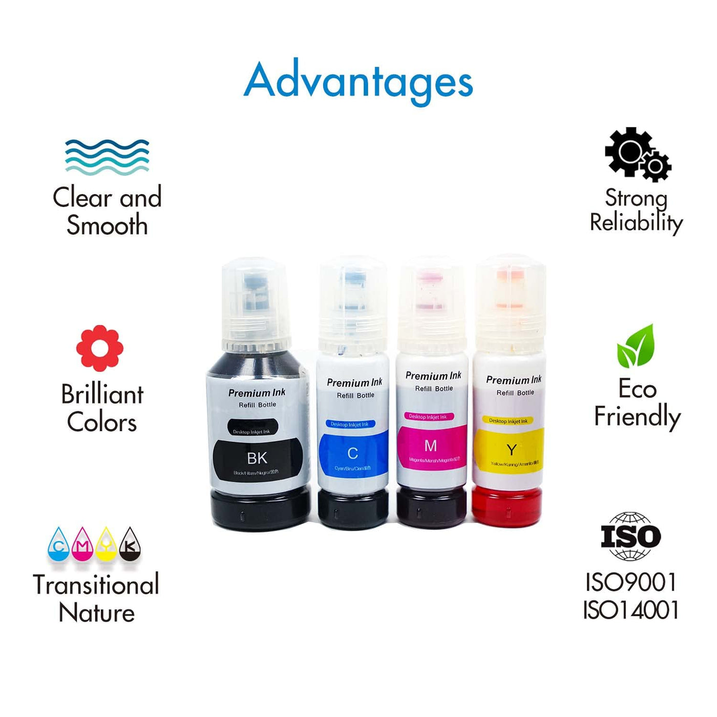 Cartridgeify 101 102 103 104 Tinte Kompatibel mit Epson 102 oder 104 Tintenpatronen Nachfülltinte Multipack, für EcoTank ET-2700 ET-2710 ET-2720 ET-2750 ET-3700 ET-3750 ET-4700 ET-4750 ET-15000