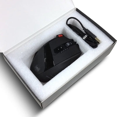 zelotes Gaming Maus,12 programmierbare Tasten RGB Gamer Maus,4000DPI Ergonomische Maus mit Kabel,USB Computer Maus,Gaming Mouse für PC,Mac,Laptop