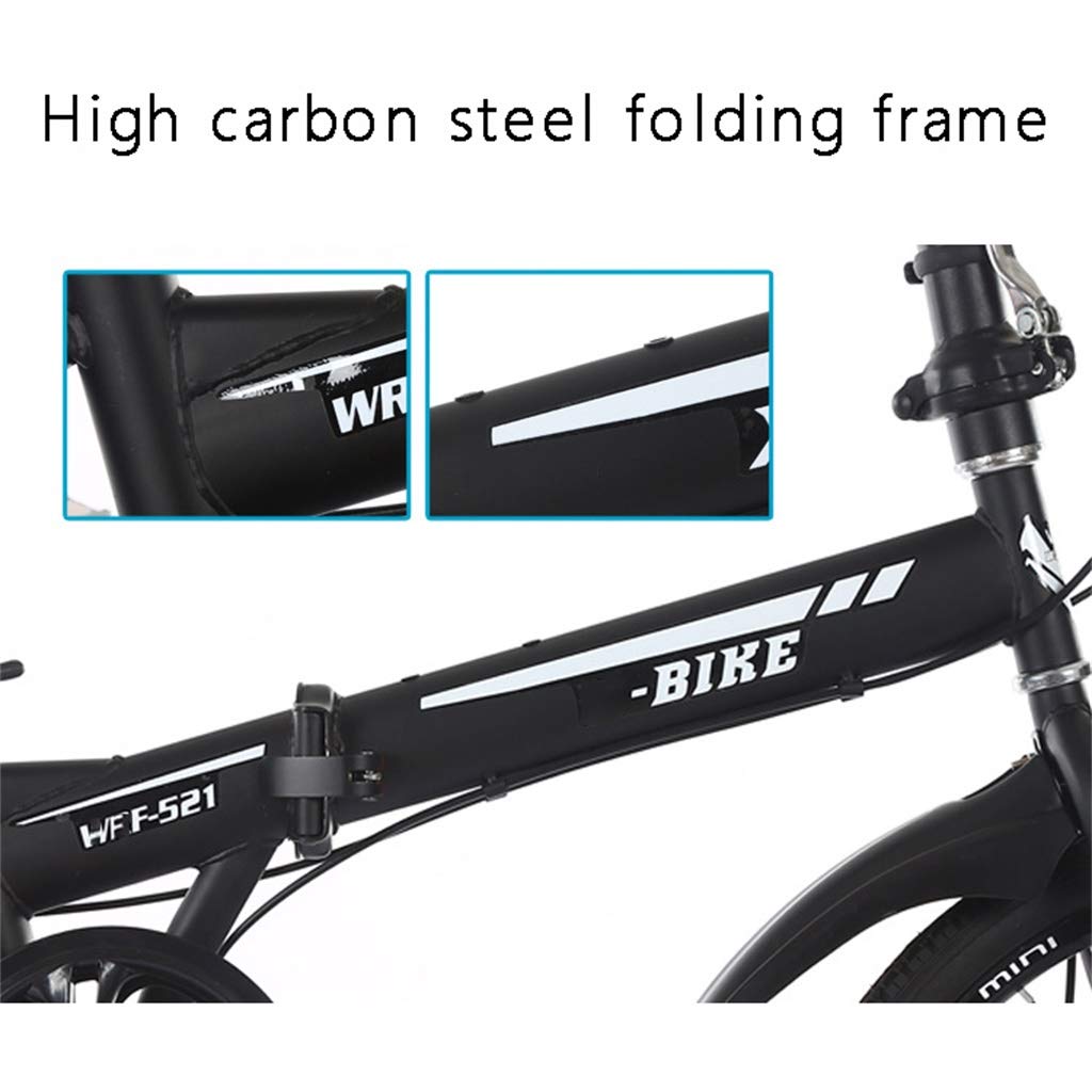 TYXTYX Klappfahrrad 20 Zoll Faltrad Klapprad Fahrrad,Herren Damen Jungen Folding 7 Gang,Geeignet für mehr als 110 cm