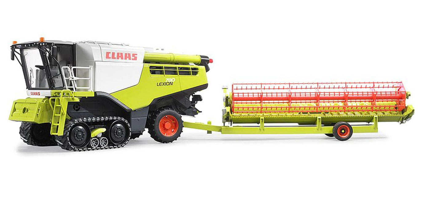 bruder 02119 - Claas Lexion 780 Terra Trac Mähdrescher - 1:16 Fahrzeug, Bauernhof, Landwirtschaft, Traktor, Trecker, Schlepper, Bulldog, Erntemaschine, Feldarbeit, Spielzeug