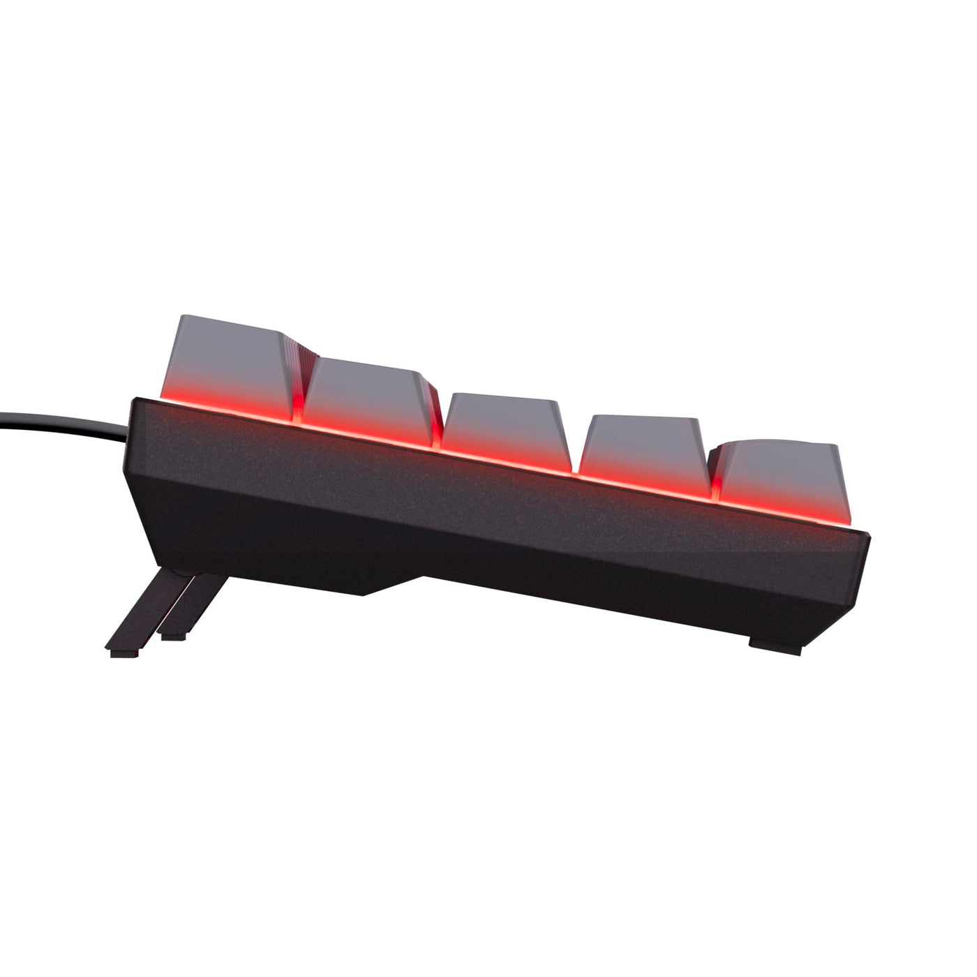 Trust Gaming GXT 867 Acira 60% Mechanische Tastatur Deutsches QWERTZ Layout, RGB Beleuchtung, Doppelt Belegte Tasten, USB Mini Tragbare Programmierbare Kleine Gaming Tastatur 60 Prozent PC Laptop