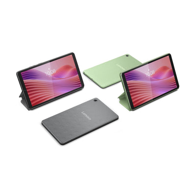 Lenovo Tab One Tablet | 8.7" 1340 x 800 LCD Display | MediaTek Helio G85 | 4GB RAM | 64GB Speicher | Android 14 | Luna Grey | inkl. Folio Case
