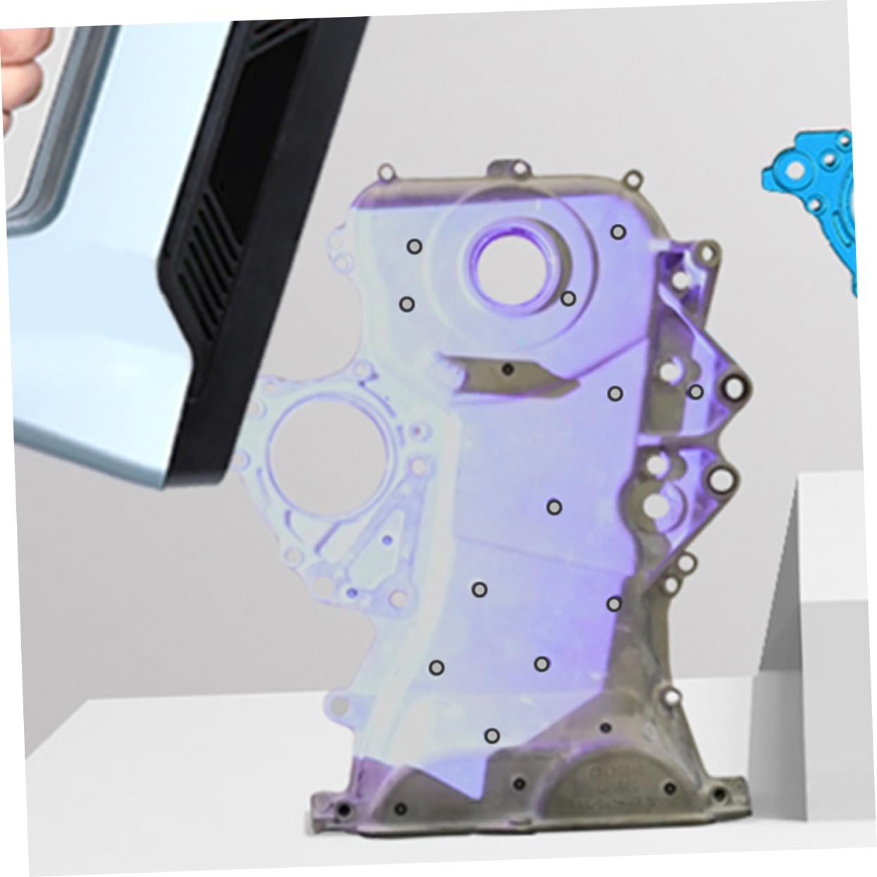 Uonlytech 15 Blatt Scanner Reflektionsfolienaufkleber 3D Scan Referenzpunkte Reflektionsfolienpunkt 3D Scan Reflektionspunkte 3D Scanmarkierungszubehör Verdicken Das Haustier