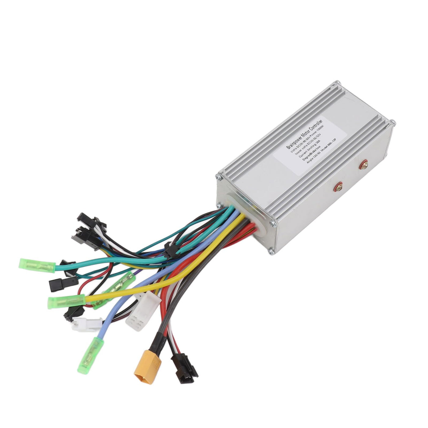 BuyWeek Elektrofahrrad Brushless Motor Controller Kit, 36V 48V 60V 1000W 38A Sinuswellen Bürstenloser Controller 886 Daumengas mit LCD Display für E-Bike Elektroroller