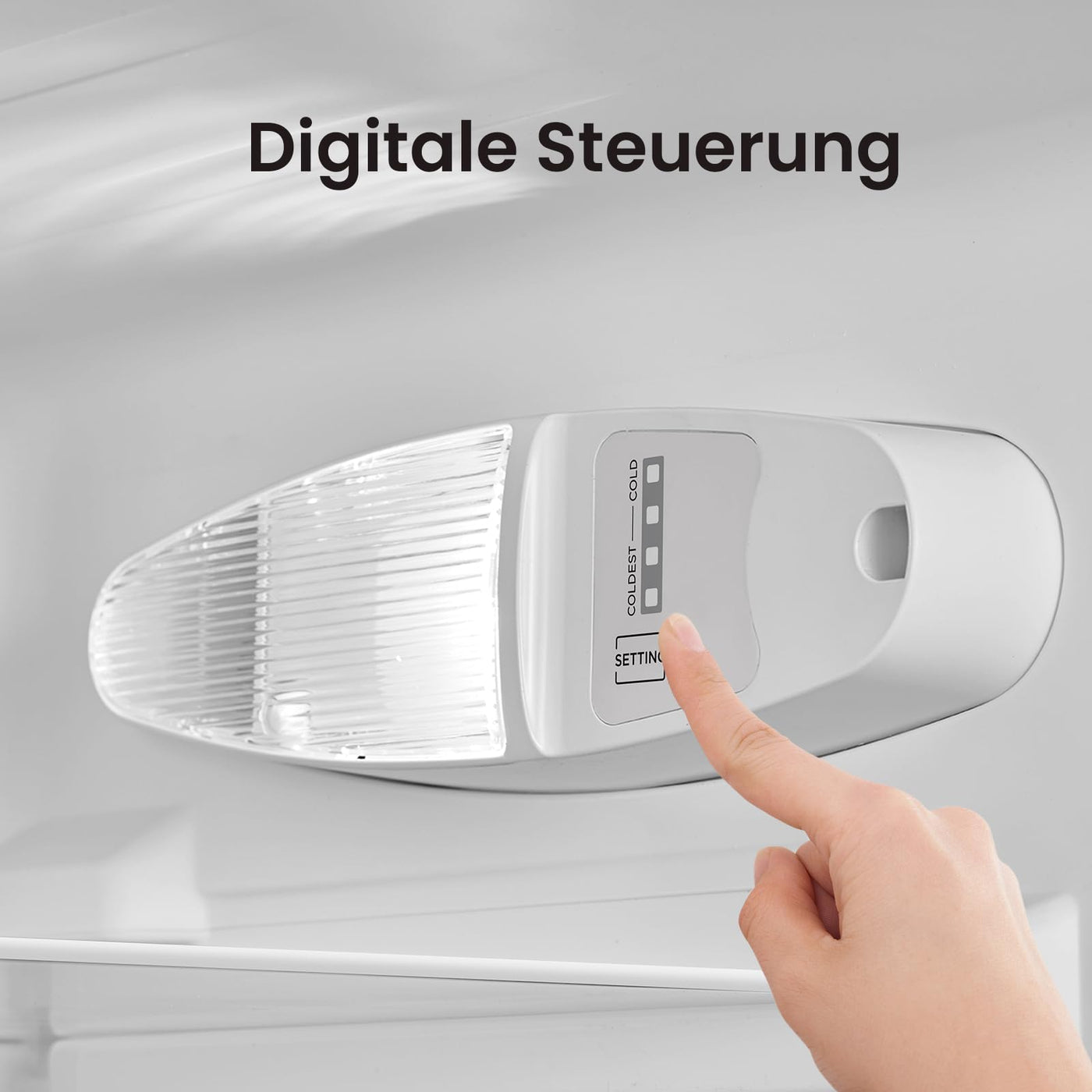 Comfee RCB169DS3 Kühlschrank mit Gefrierfach 150cm Höhe/Kühl-/Gefrierkombination Freistehend/Low Frost/174L/leise Kühlgefrierkombi 38dB/Einstellbare Kühlschranktemperatur/LED-Licht/156 kWh/Jahr/Silber