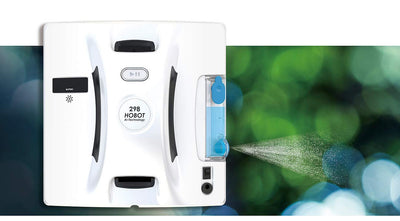 Sichler Haushaltsgeräte Fensterputzroboter: HOBOT-298 Profi-Fensterputz-Roboter mit Sprüh-Funktion, App-Steuerung (Hobot Fensterputzroboter, Profi Fensterputzroboter, Fensterreinigung)