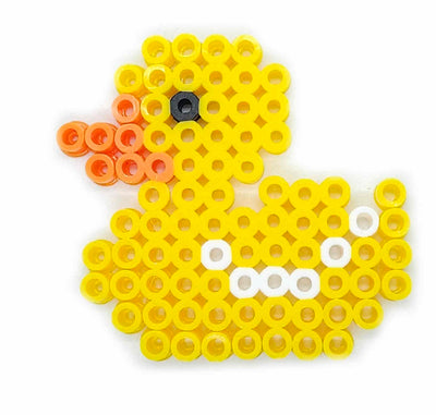 1000 Maxi XL 10mm Bügelperlen Set Bauernhof, 1 Maxi Stiftplatte, 1000 Bunte Bügelperlen, 10 Papiervorlagen, 3x Bügelpapier Kreativer Bastelspaß für Kinder ab 3 Jahren.