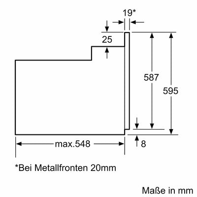 Siemens HB113FBS1, iQ100 Einbau-Backofen, 60 x 60 cm, Schwarz, Edelstahl, Schnellaufheizung, Gleichmäßig Bräunung durch 3D Heißluft, einfache Bedienung dank LED Display und versenkbarer Drehwähler