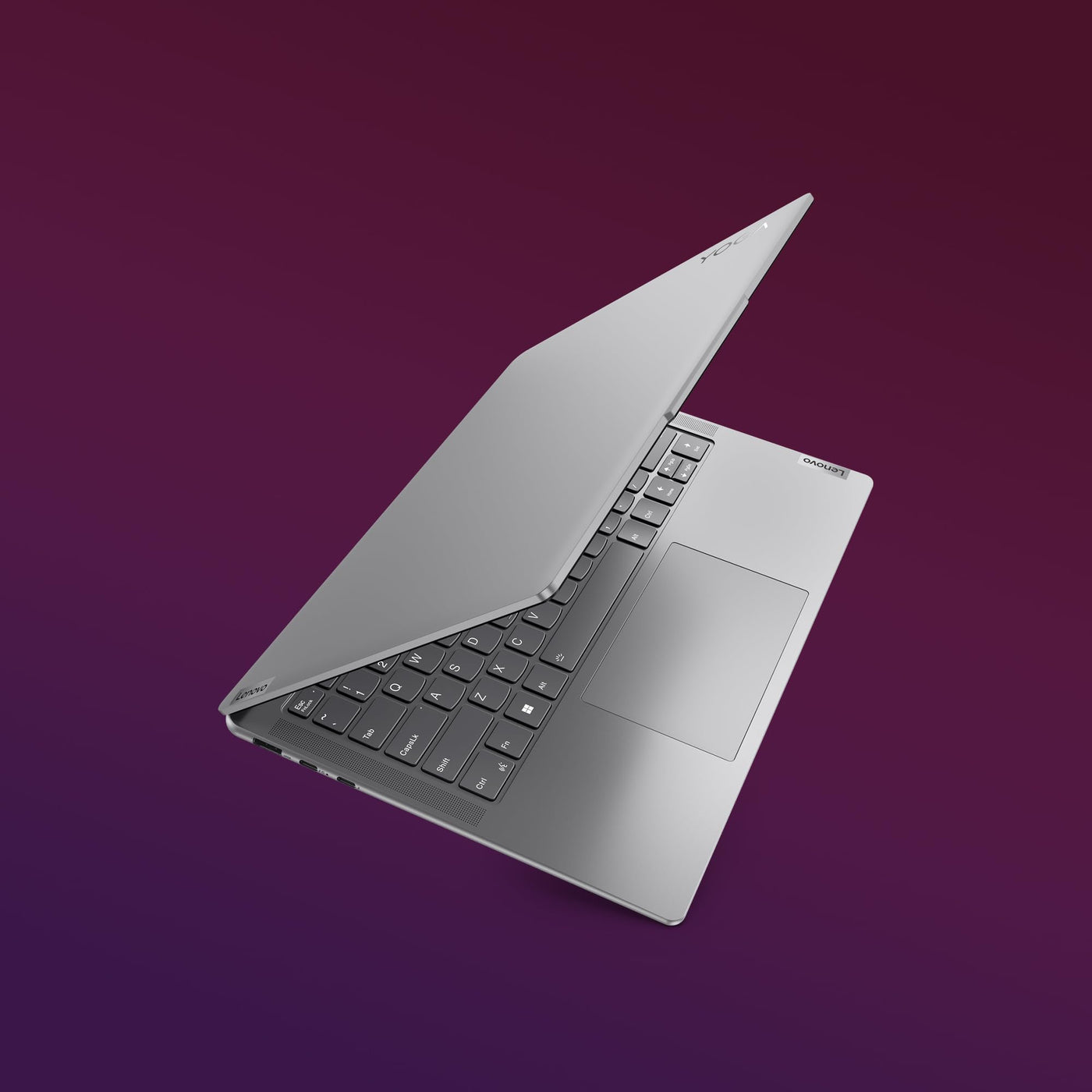 Lenovo Yoga Slim 7i AI Laptop | 14" WUXGA OLED Display | Intel Core Ultra 7 | 16GB RAM | 512GB SSD | Intel Arc Grafik | Windows 11 | QWERTZ | Luna Grau | 3 Monate Premium Care