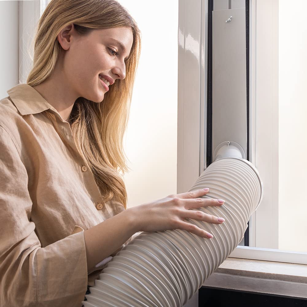 Cecotec Tragbare Klimaanlage mit Fernbedienung und WiFi Forceclima 7500 Soundless verbunden. 7000 BTU, Touch Control und LED -Bildschirm, Timer, Abdeckung von bis zu 20 m2