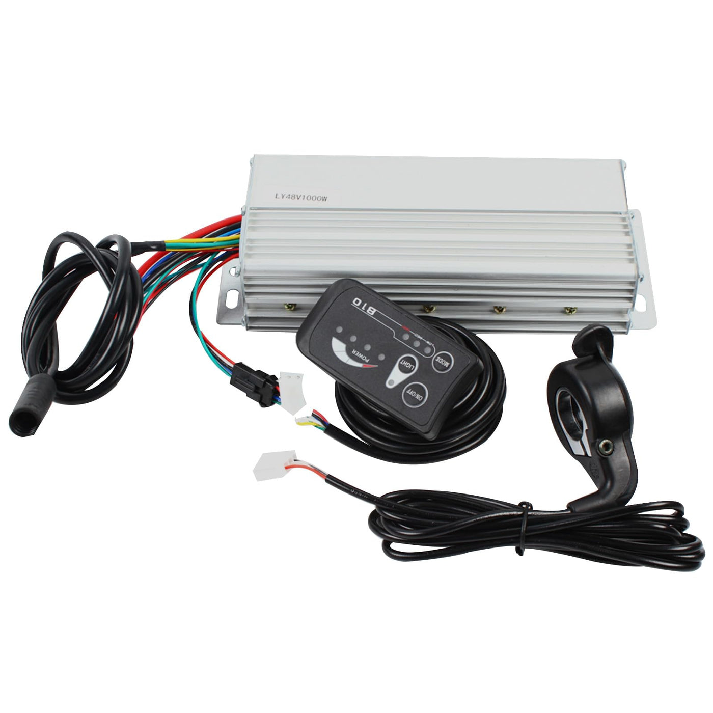 20 Zoll 48V 1000W 440rpm Fahrrad Modifikation Kit Vorderrad Elektro-Fahrrad Kit mit LED-Display für den Vorderradeinbau auf Zweirädrigen Fahrrädern Geeignet