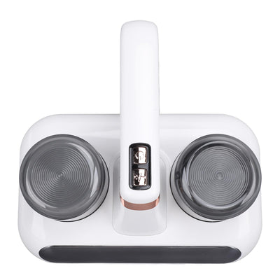 Marhynchus Bettstaubsauger mit Starker Saugleistung von 16 KPa und UV-Licht, Ultraschallwellen Zur Abtötung von Allergenen, Kabelloses Design für Gründliche Reinigung Rund um das Bett,