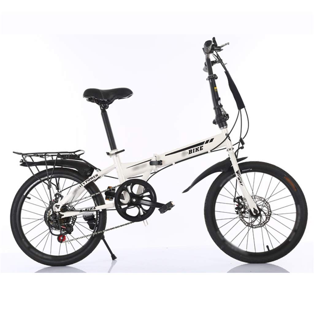 TYXTYX Klappfahrrad 20 Zoll Faltrad Klapprad Fahrrad,Herren Damen Jungen Folding 7 Gang,Geeignet für mehr als 110 cm