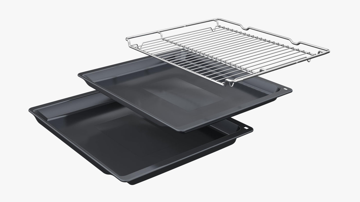 Siemens HB774G1B1, iQ700 Smarter Einbau-Backofen, 60 x 60 cm, Made in Germany, Schwarz, activeClean Pyrolyse & humidClean Hydrolyse, Air Fry, Automatikprogramme, Farbiger Touchscreen
