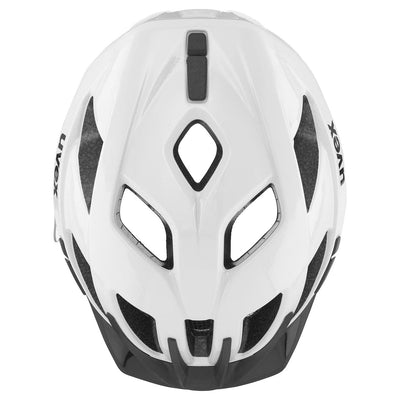 uvex active - sicherer Allround-Helm für Damen und Herren - individuelle Größenanpassung - erweiterbar mit LED-Licht - white black - 56-60 cm
