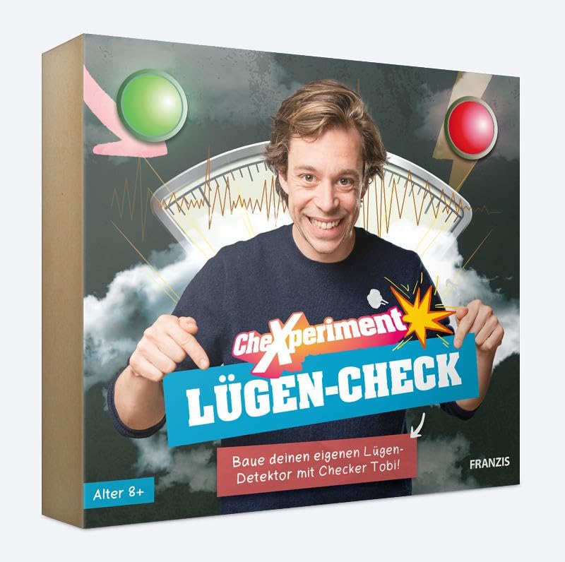 FRANZIS 67258 - CheXperiment - Lügen Check - Baue zusammen mit Checker Tobi deinen eigenen Lügendetektor!