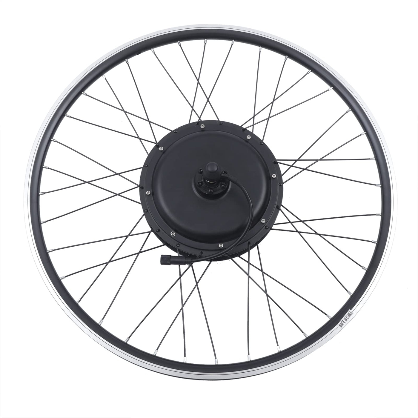 Queeucaer 28 Zoll 48V 1500W E-Bike Hinterrad Umbausatz LCD Motor Conversion Kit(außer Batterie)